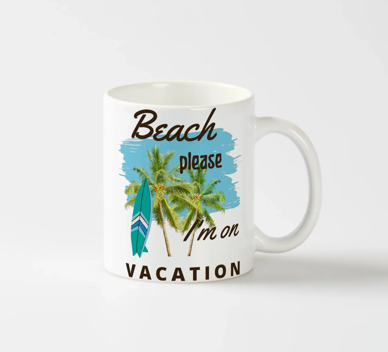 Beach Please ceramic mug by yukihana