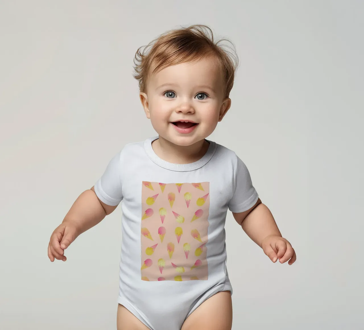 Is It Ice Cream Season Yet? body neonato maniche corte da Adam Priester