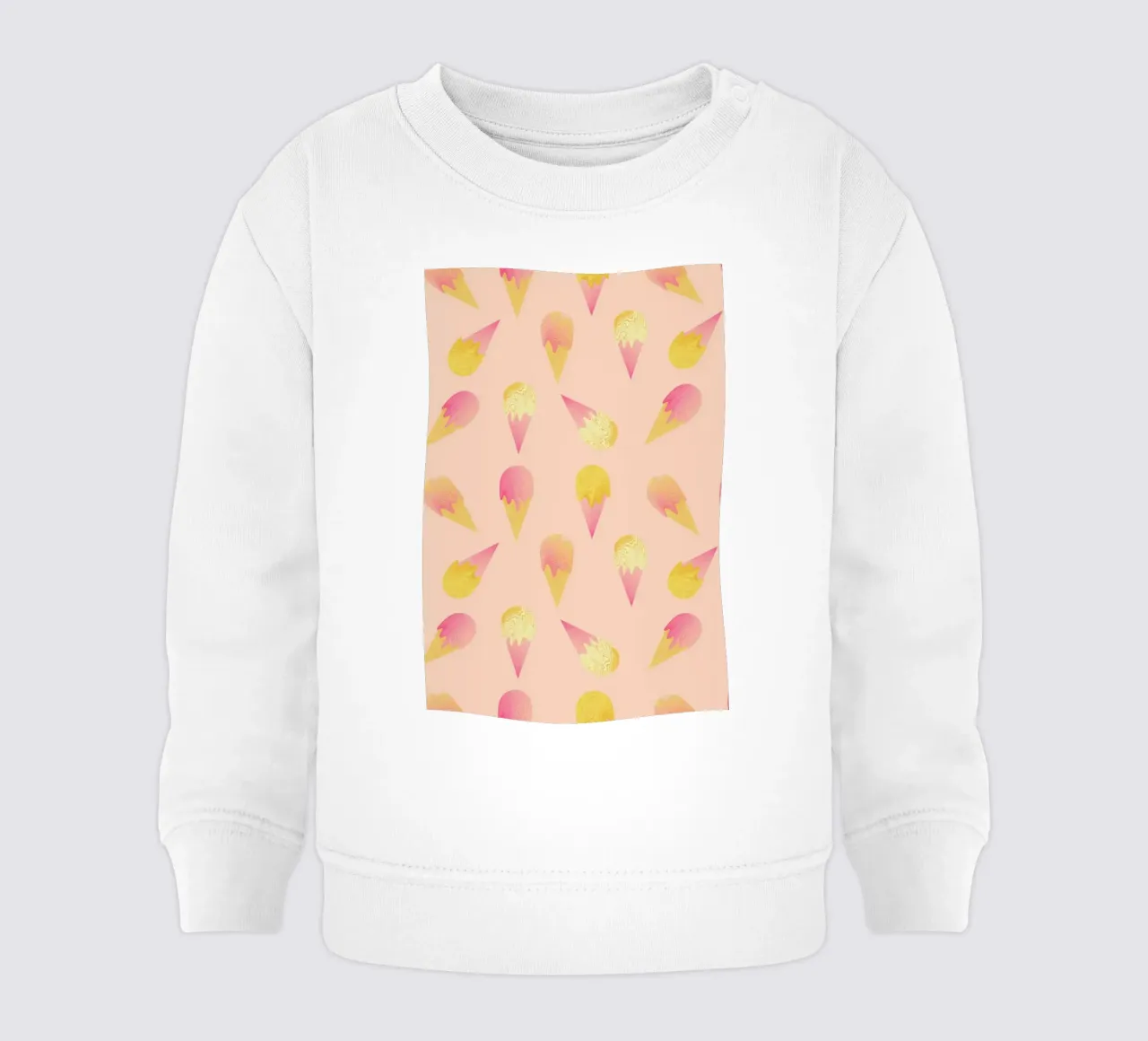Is It Ice Cream Season Yet? felpa neonato da Adam Priester