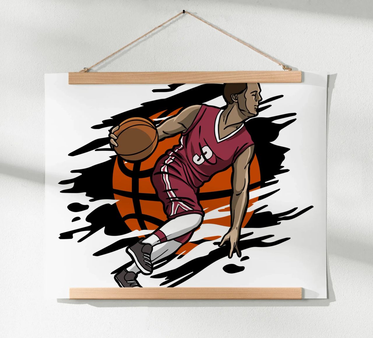 joueur de basket-ball poster de yukihana