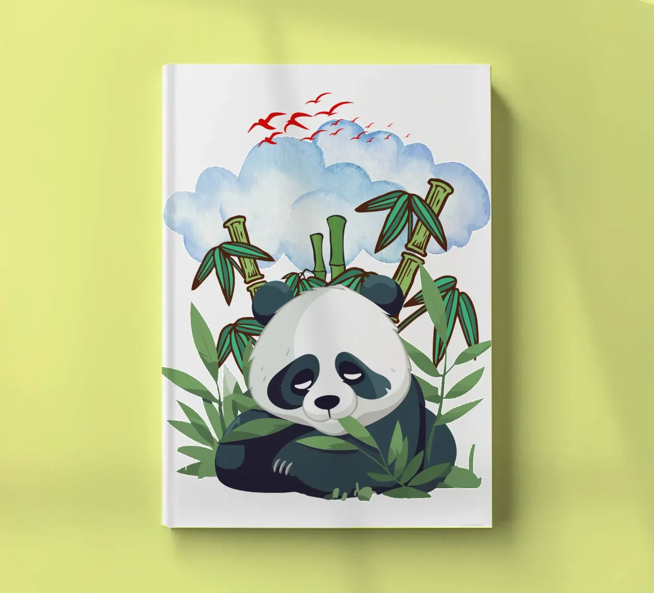 Panda paresseux carnet de notes de yukihana
