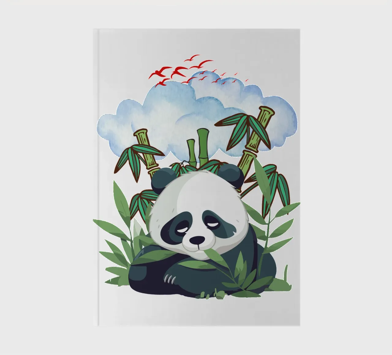 Panda paresseux carnet de notes de yukihana