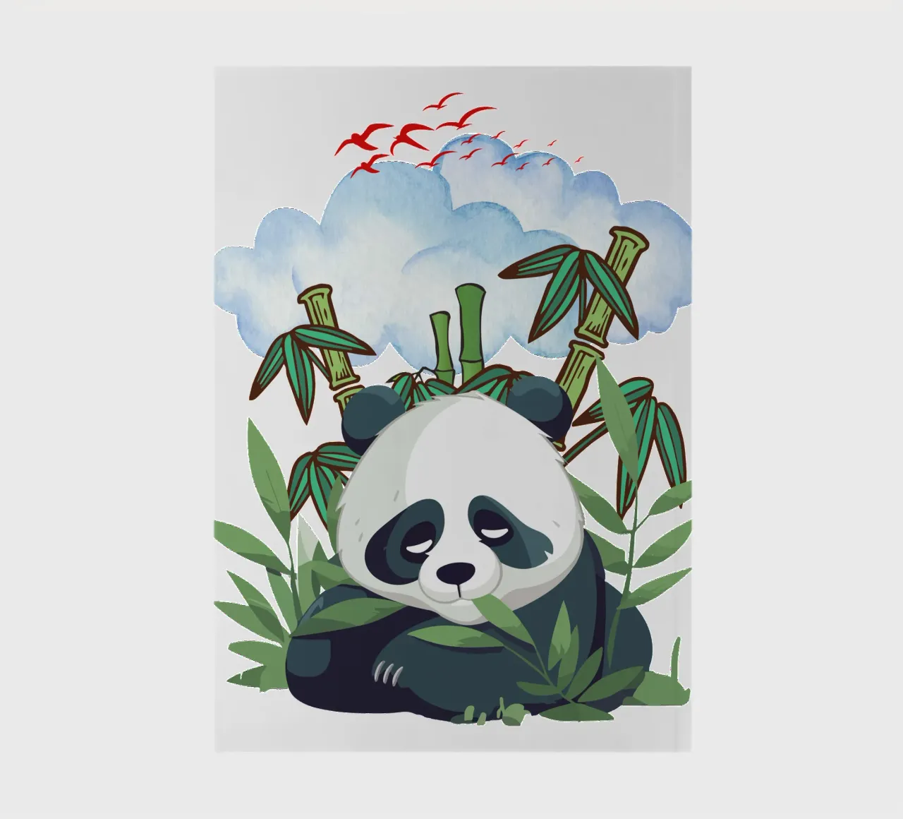 Panda paresseux carnet de notes de yukihana