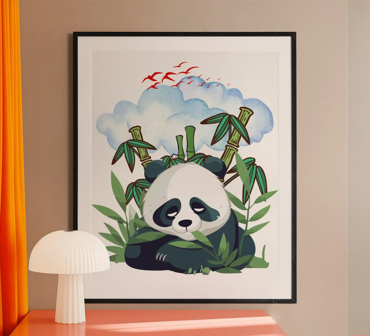 Panda pigro poster da yukihana