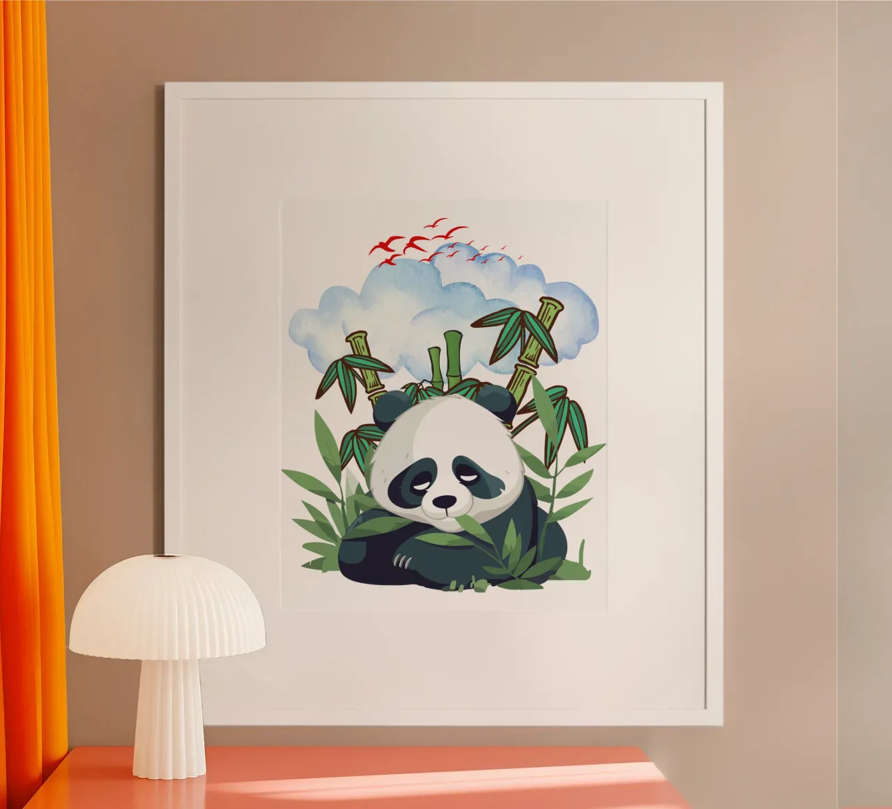 Panda pigro poster da yukihana