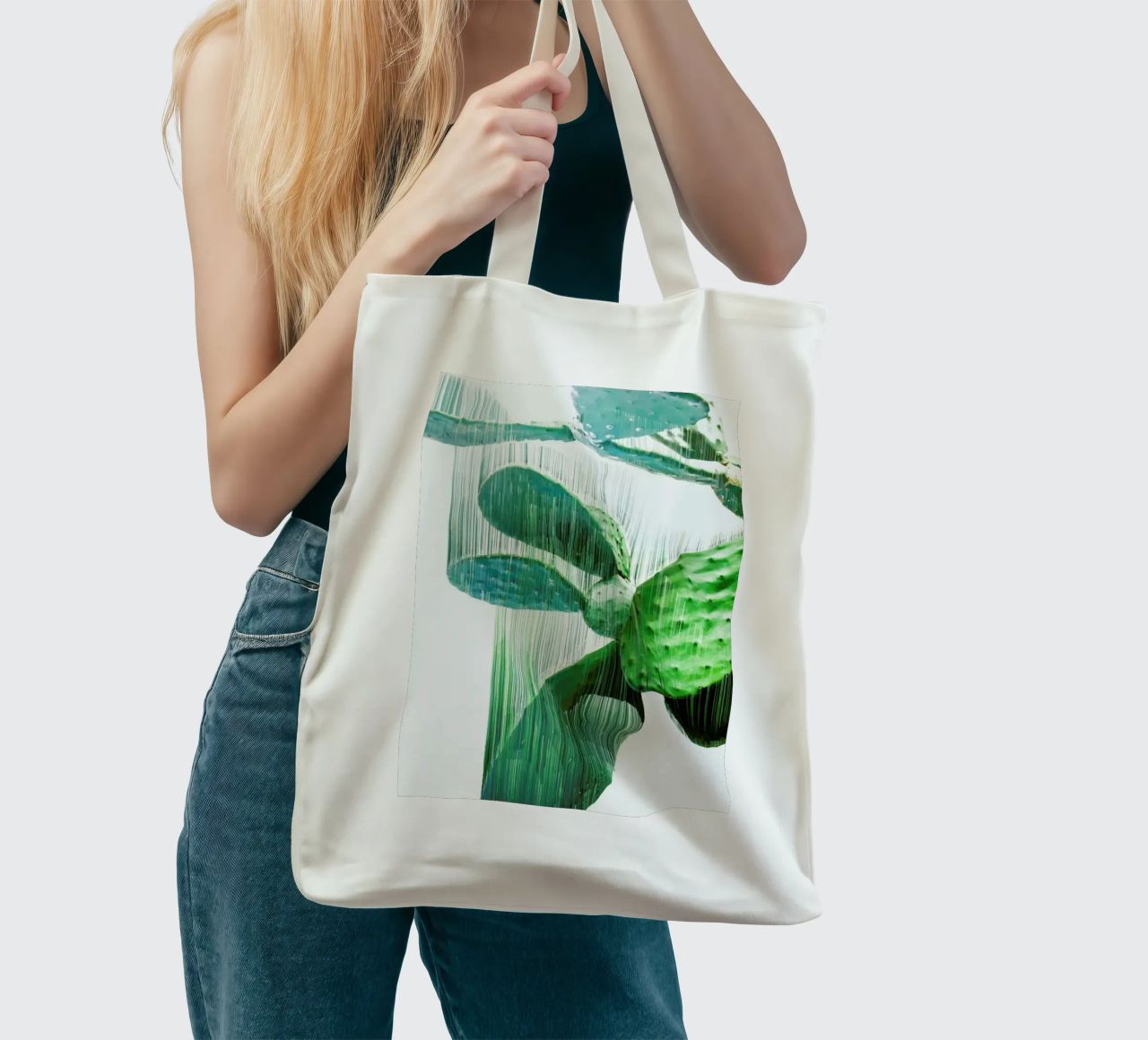The Speed Of Cactus borsa in juta da Adam Priester