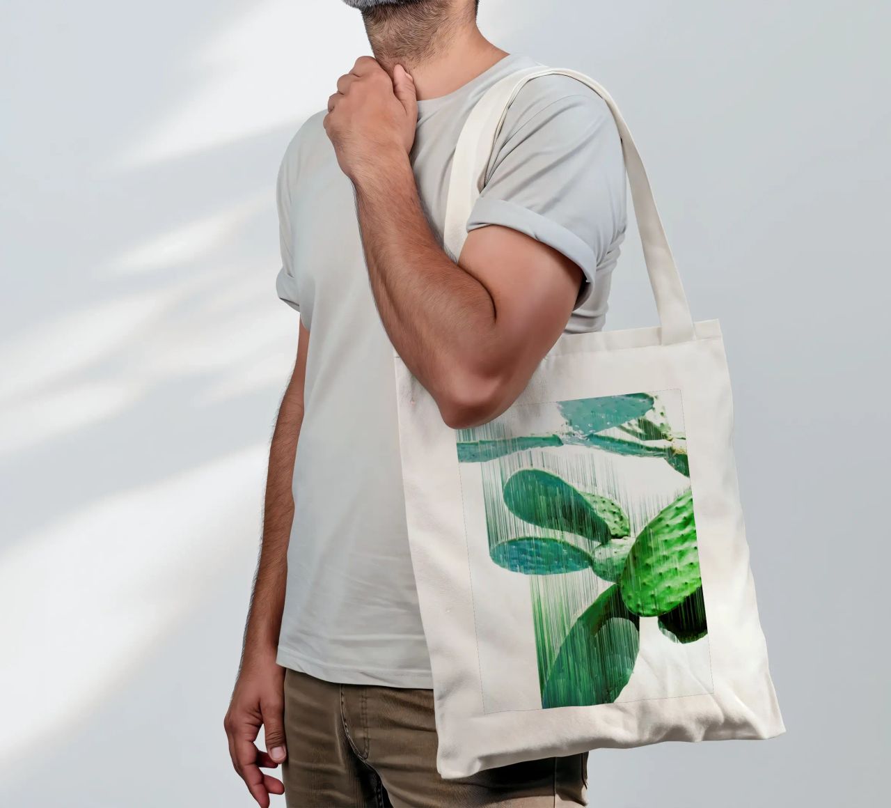 The Speed Of Cactus borsa in juta da Adam Priester