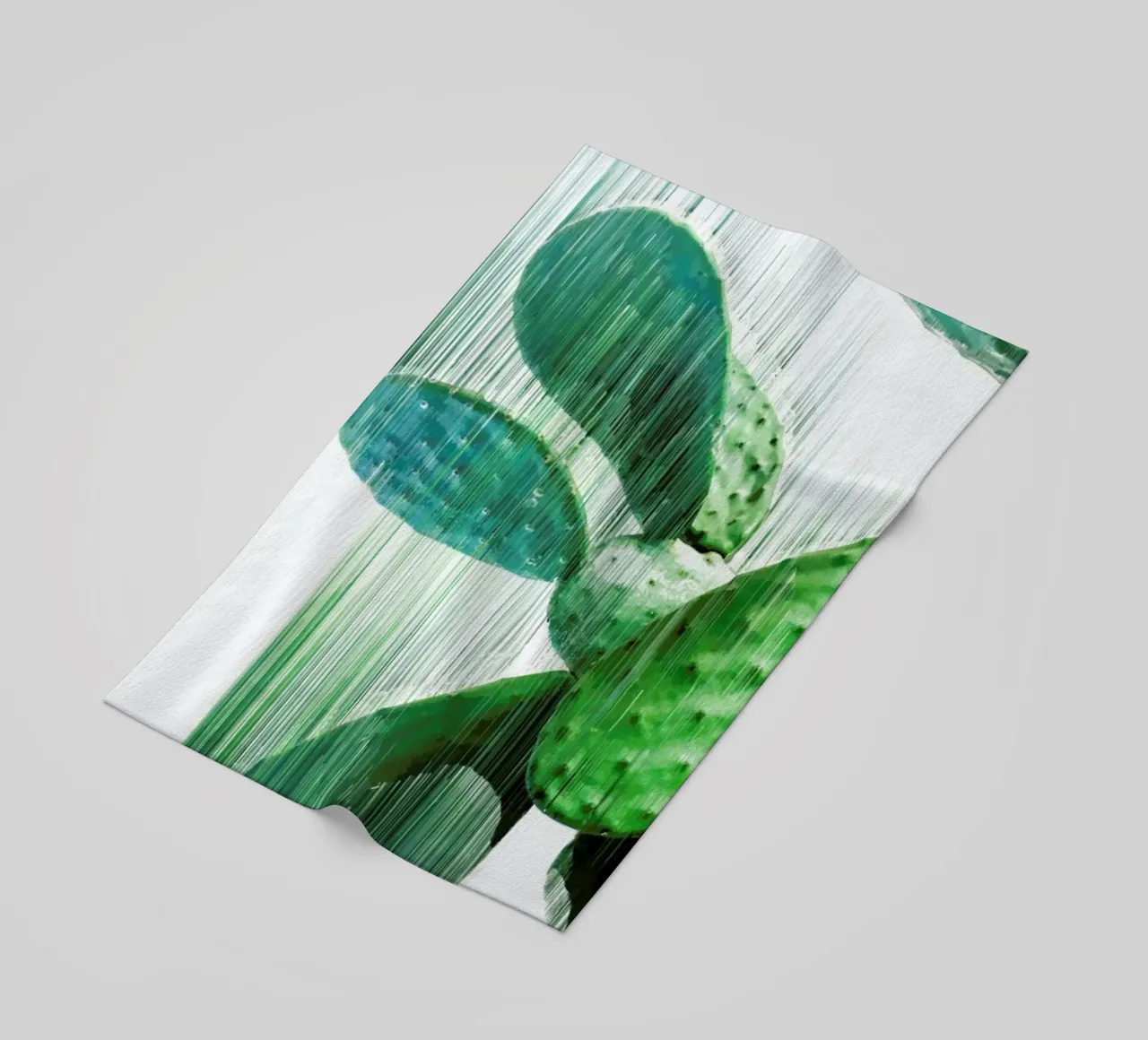 The Speed Of Cactus Strandtuch von Adam Priester
