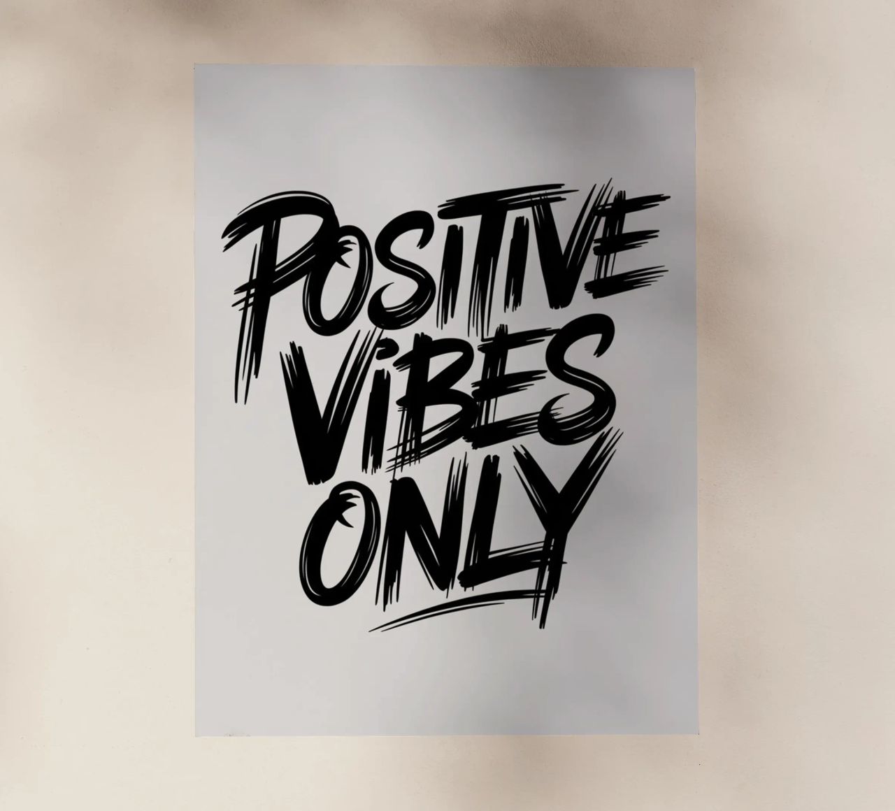 SOLO VIBRAZIONI POSITIVE pellicola backlit da logic