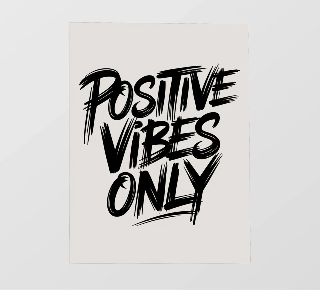 SOLO VIBRAZIONI POSITIVE pellicola backlit da logic