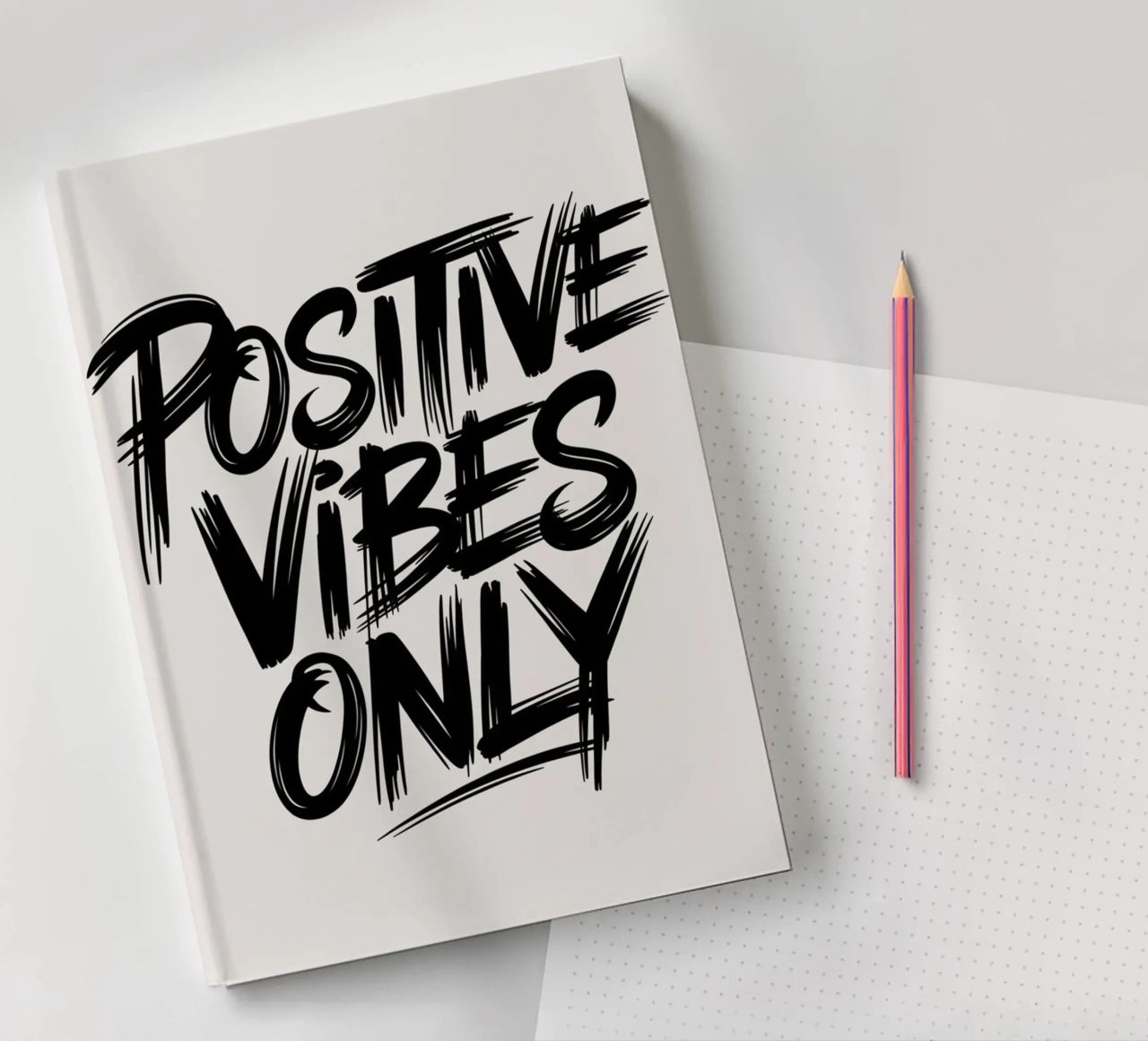 POSITIVE VIBES ONLY notebook by logic