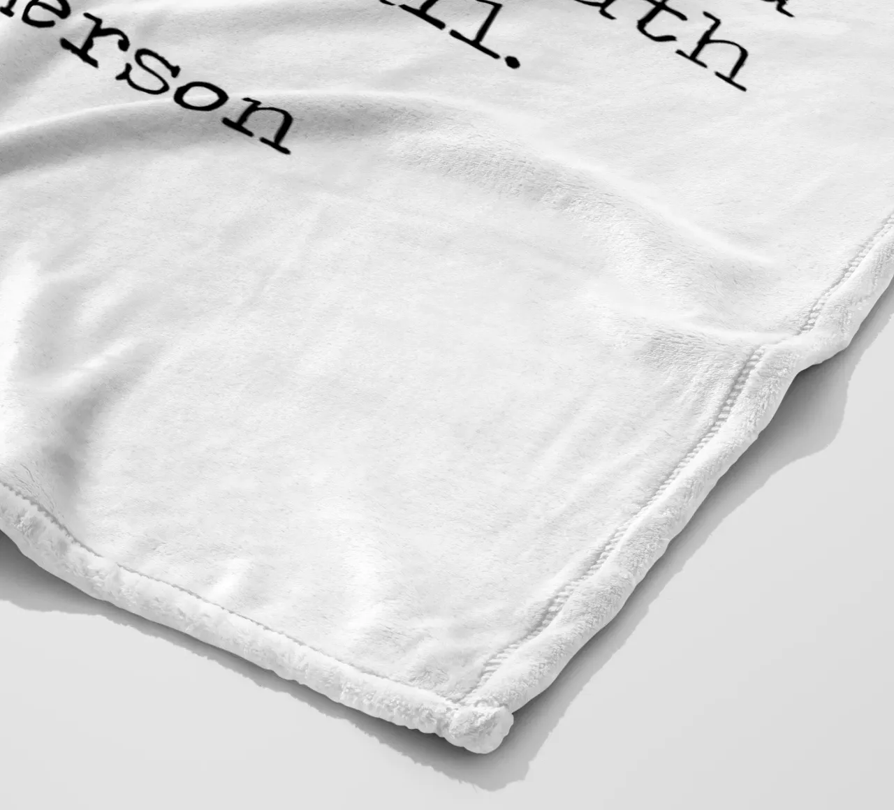 The path may lead. Leave a trail - Ralph Waldo Emerson Quote coperta in pile da Summer Soul Co. - Quotes