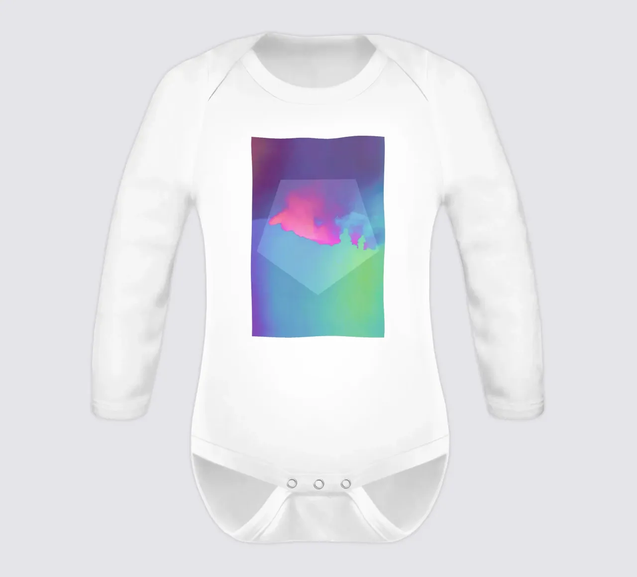 Etna 1983 long-sleeve baby romper by Adam Priester