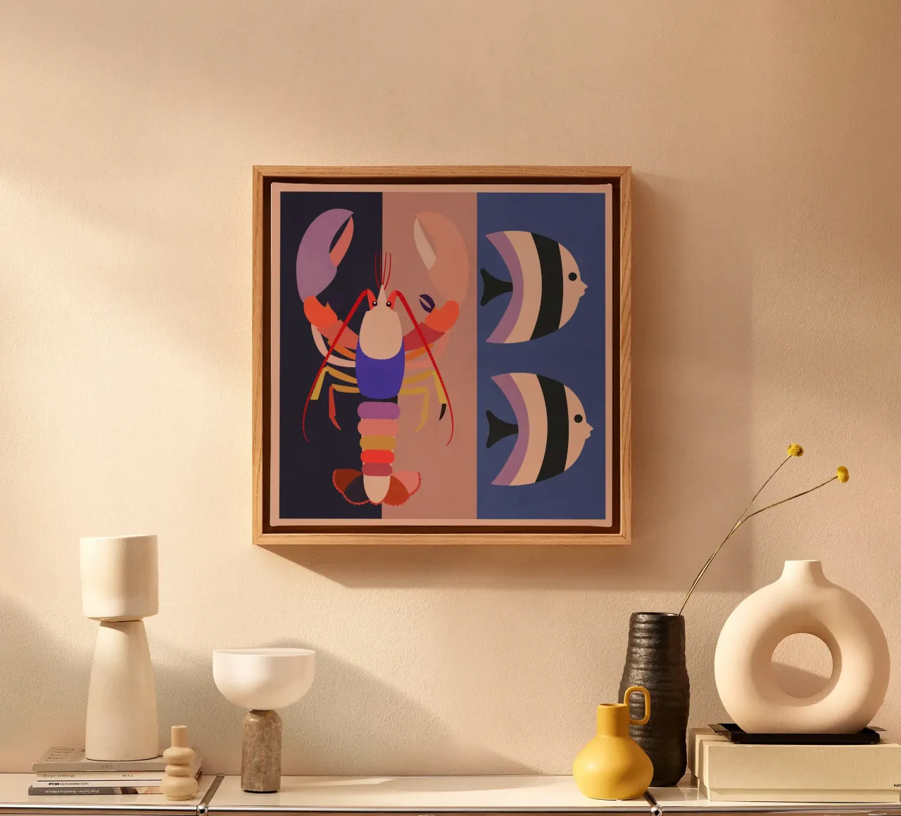 Abstract zeeleven 2 canvas van Gaite