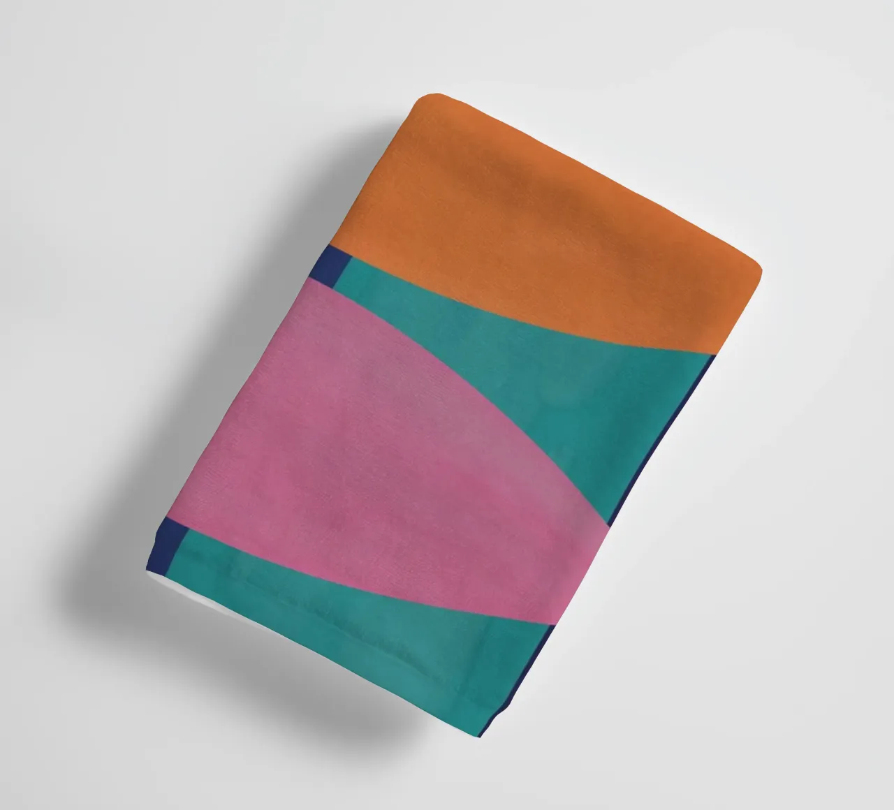 Kleurrijke abstracte vissen badhanddoek van Gaite