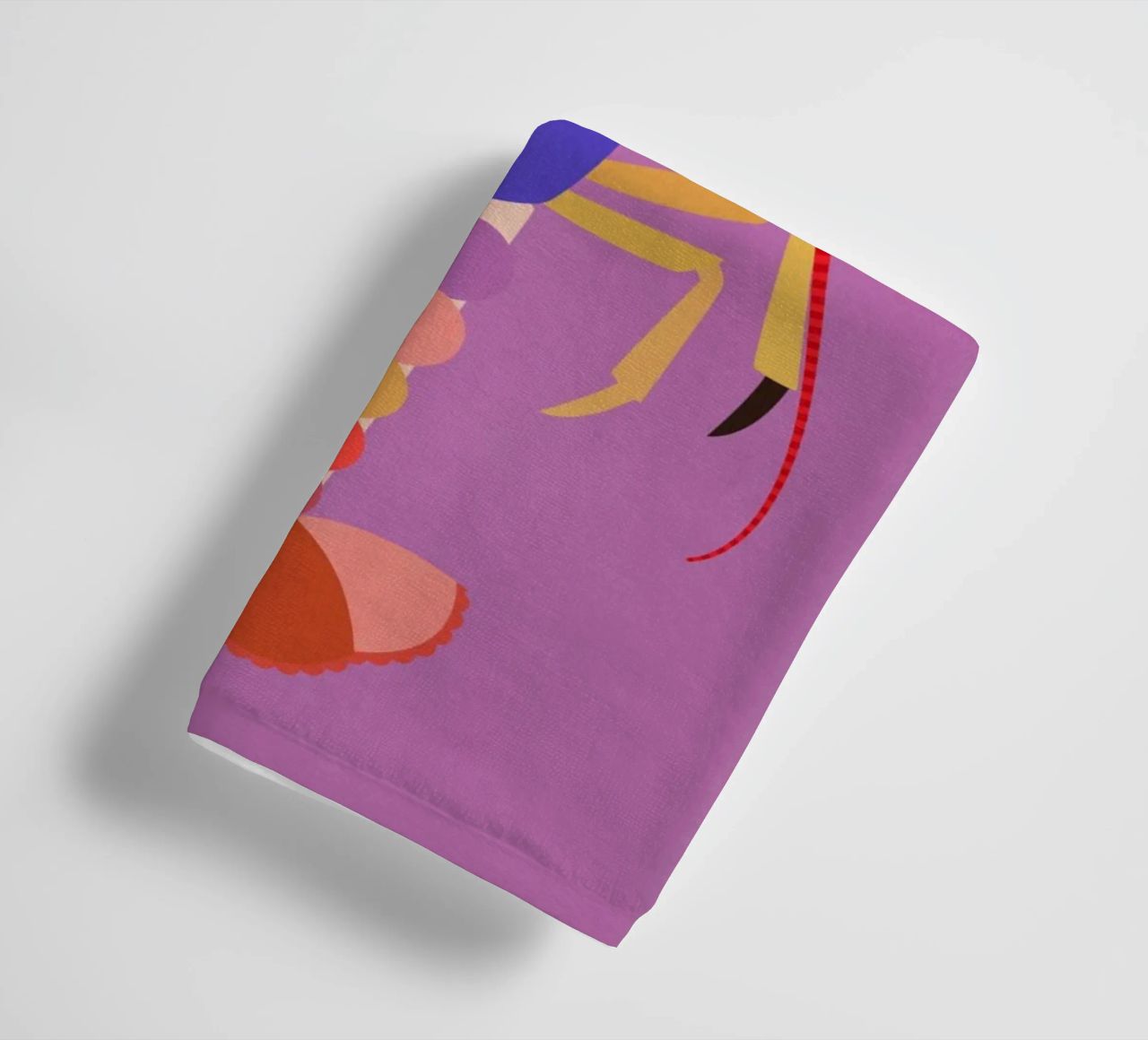 Abstract Lobster towel by Gaite