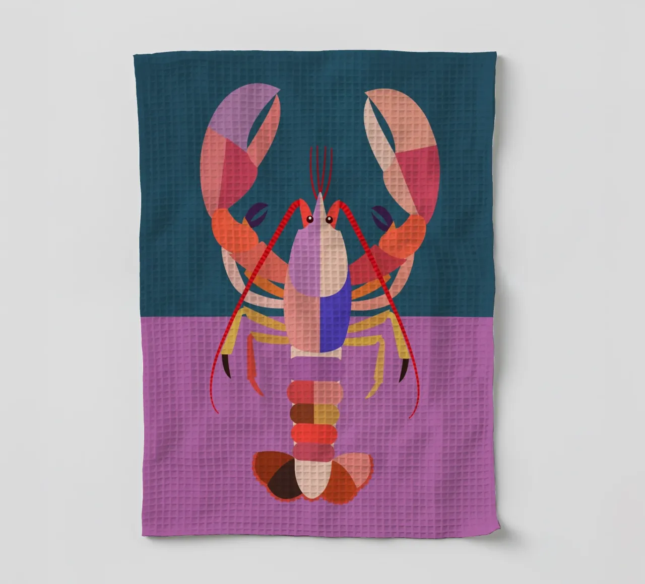 Homard abstrait torchon de Gaite