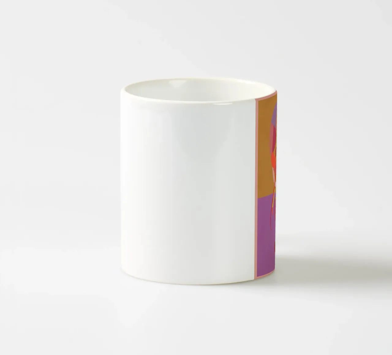 Homard abstrait 2 mug en céramique de Gaite