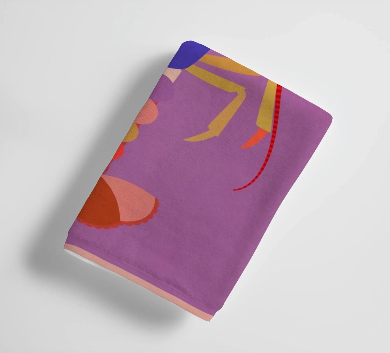 Abstract Lobster 2 towel by Gaite