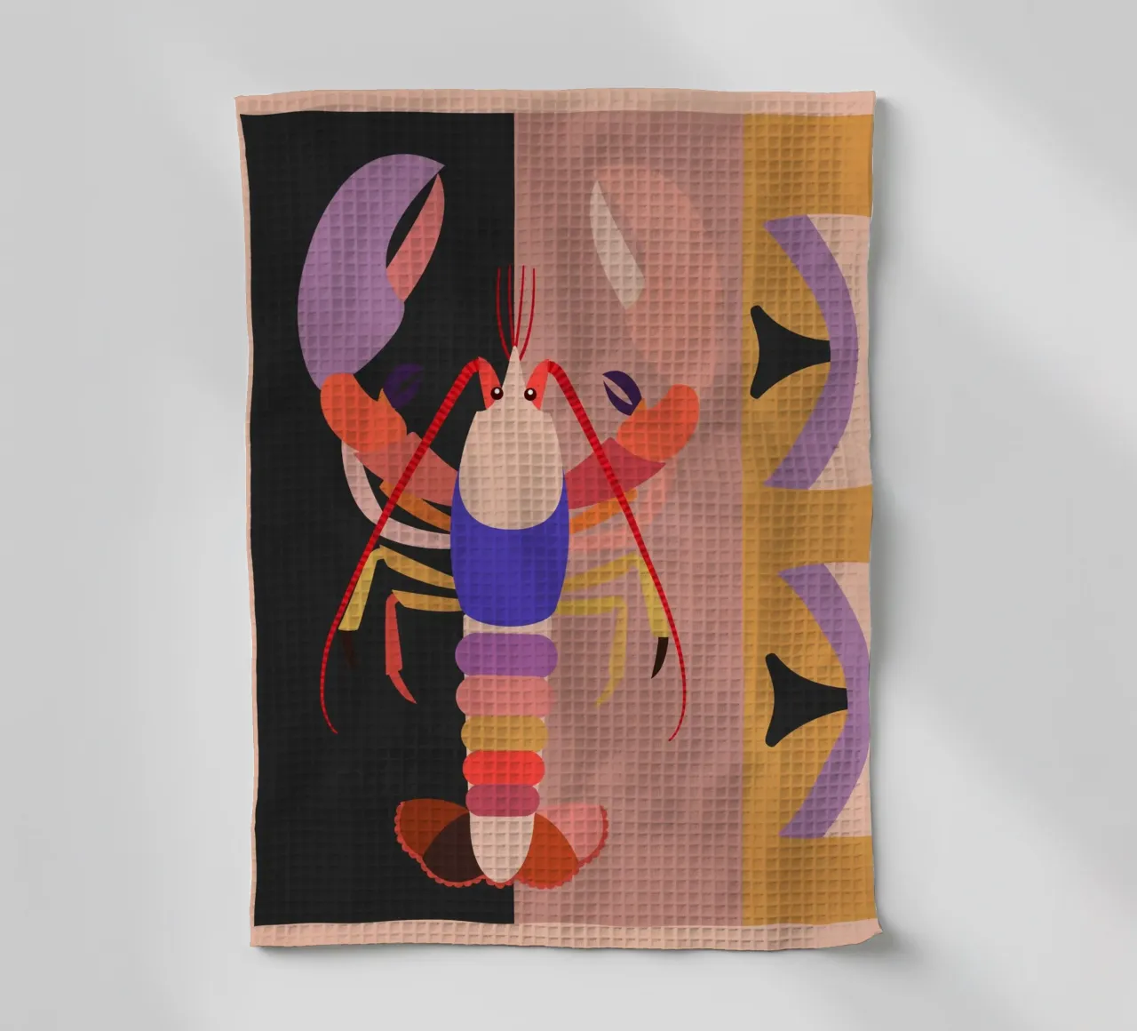 Abstract zeeleven theedoek van Gaite