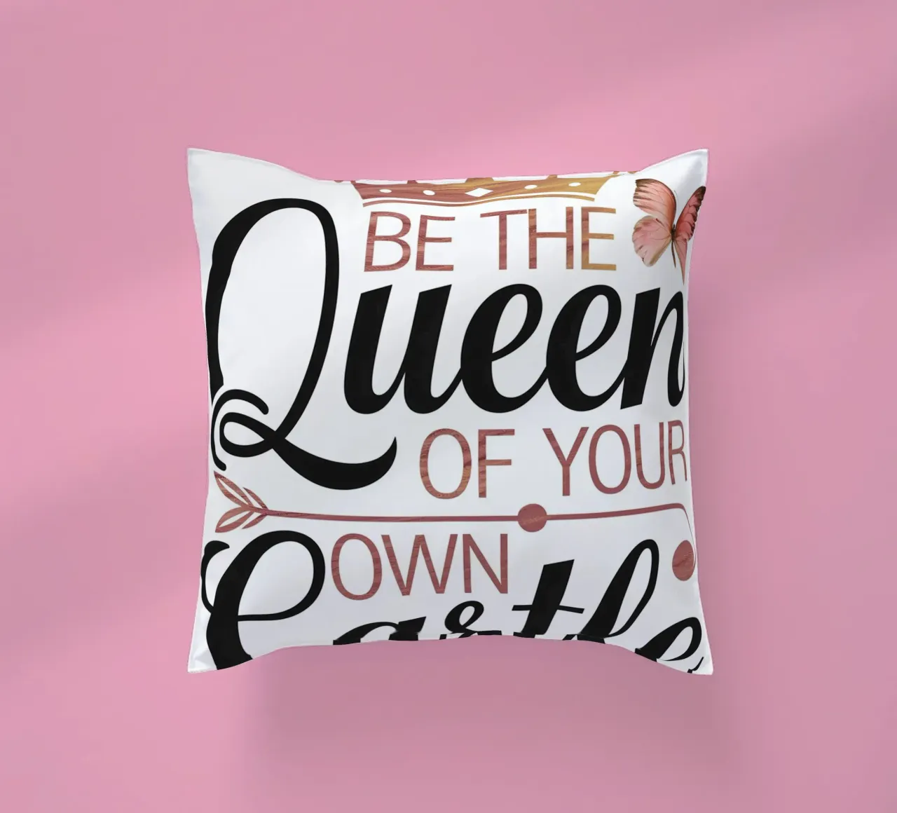 ESSERE LA REGINA DEL PROPRIO CASTELLO cuscino da logic