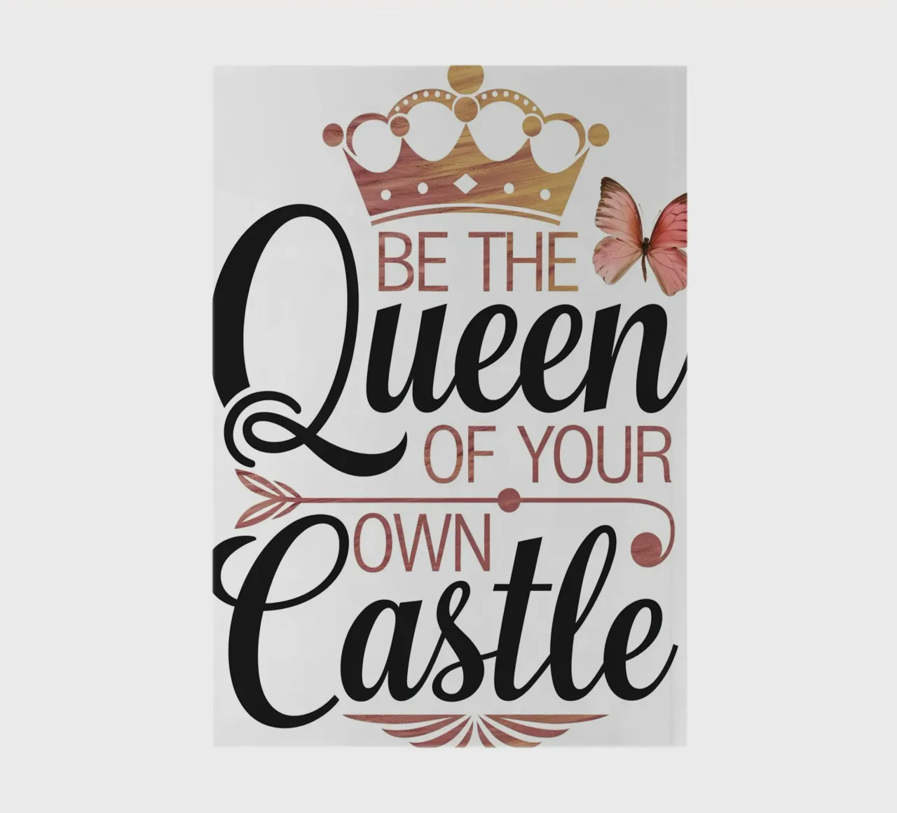 BE THE QUEEN OF YOUR OWN CASTLE notebook by logic