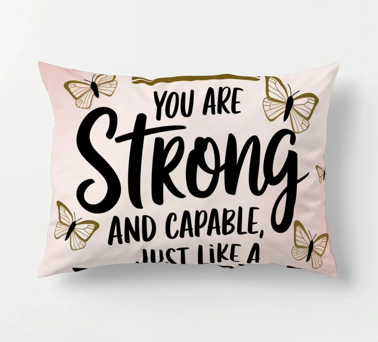 You are strong and capable, just like a warrior. decorative cushion by logic