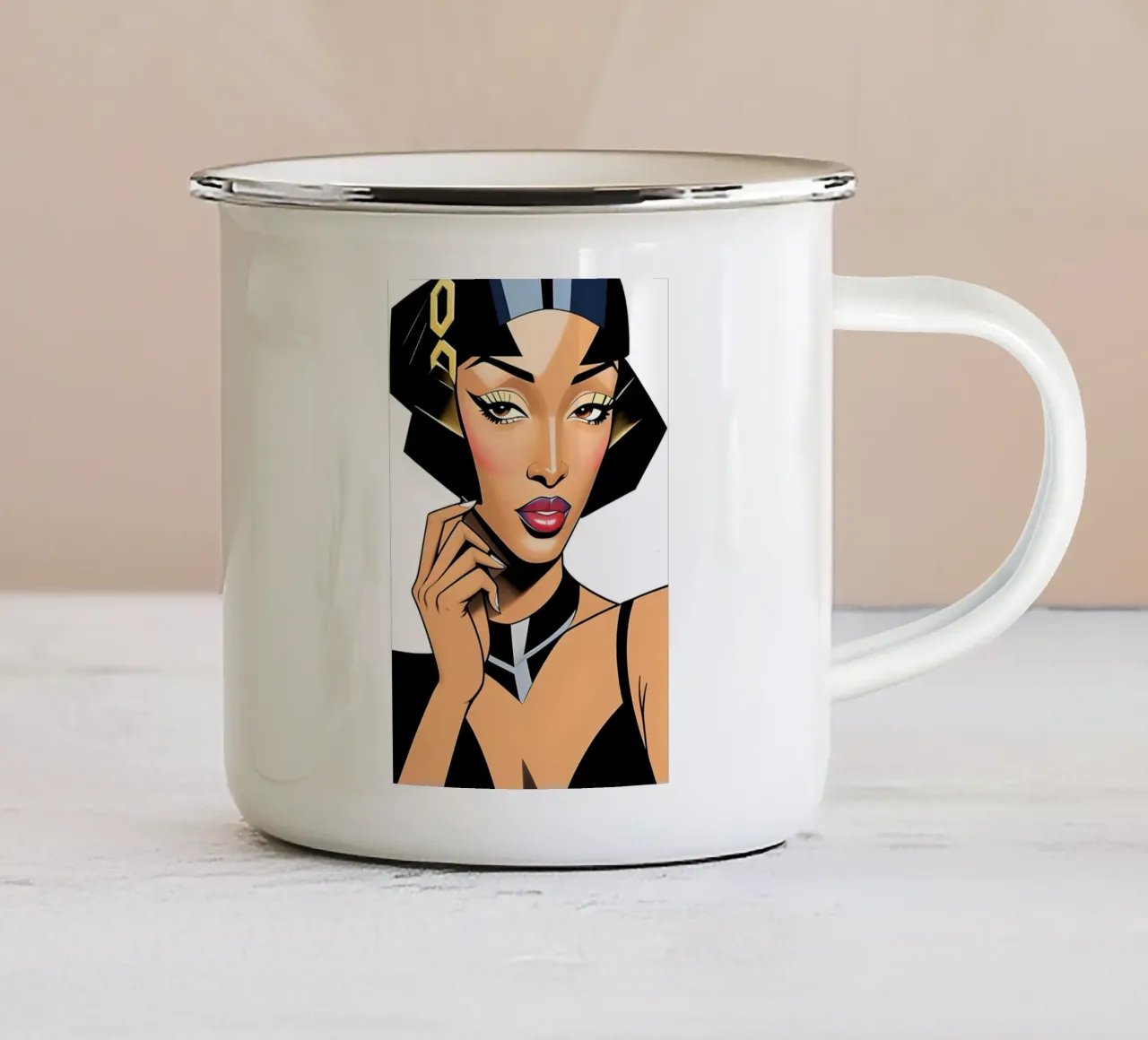 MODA ART DÉCO tazza in smalto da ART DECO