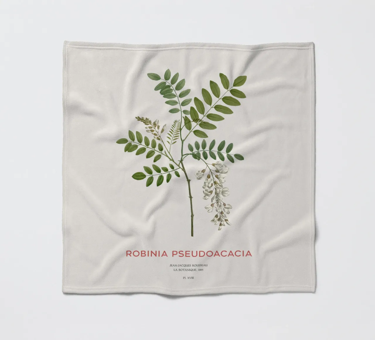 Robinia pseudoacacia o locusta nera coperta in pile da Vintagrafica