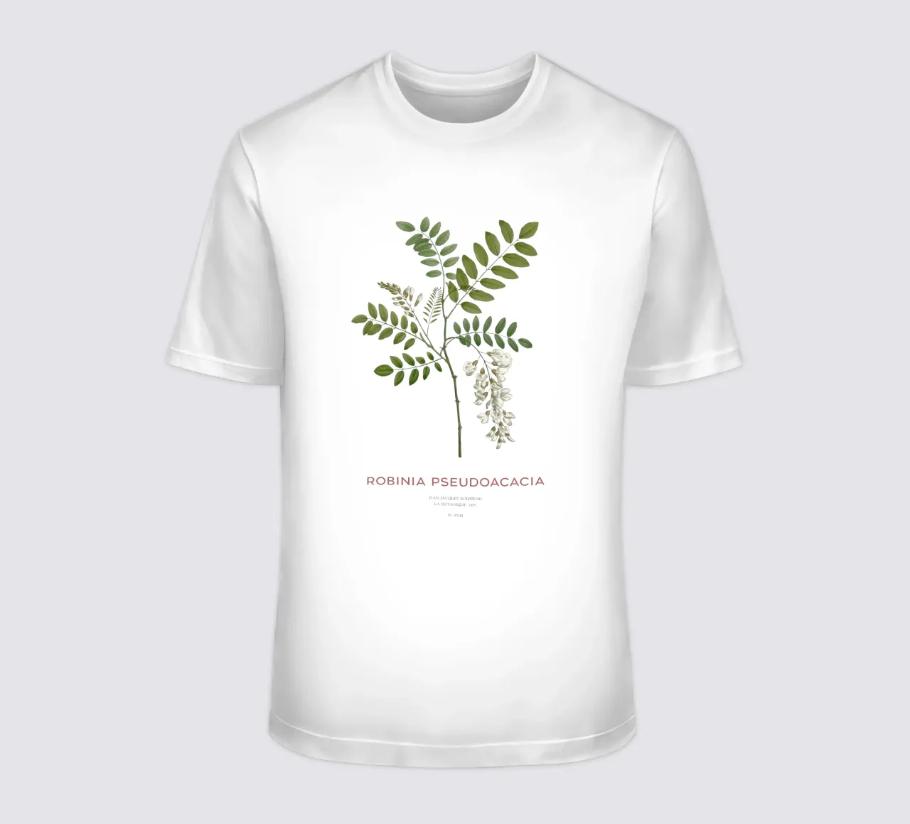 Robinia pseudoacacia o locusta nera t-shirt da Vintagrafica