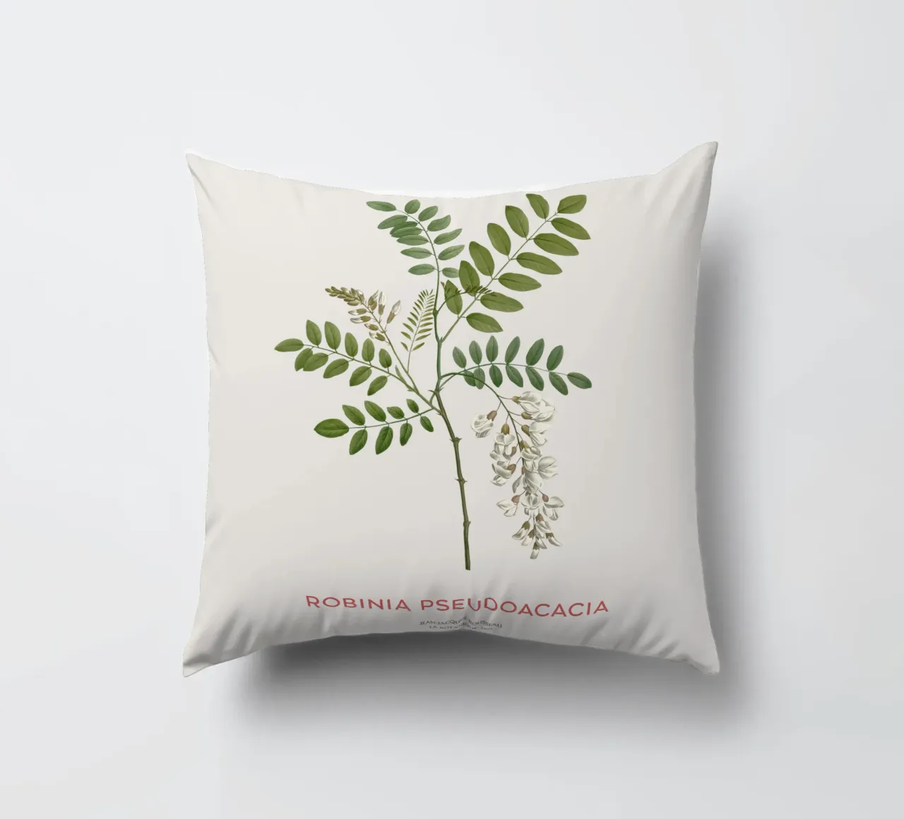 Robinia pseudoacacia o locusta nera cuscino da Vintagrafica
