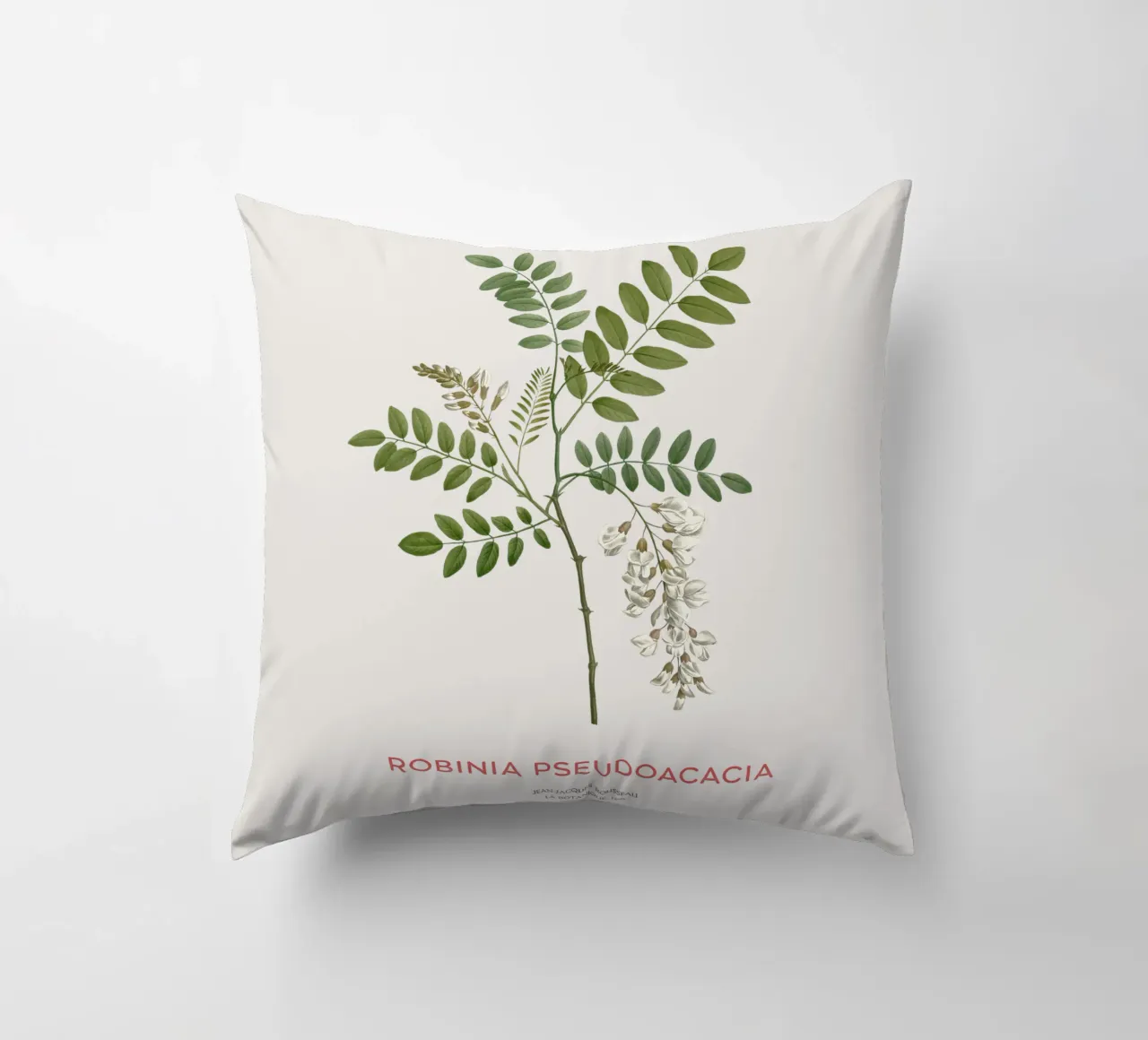 Robinia pseudoacacia o locusta nera cuscino da Vintagrafica