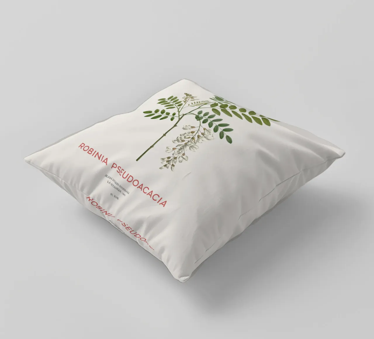 Robinia pseudoacacia o locusta nera cuscino da Vintagrafica