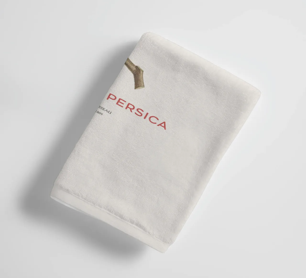 Pfirsichblüten oder Amygdalus persica Handtuch von Vintagrafica