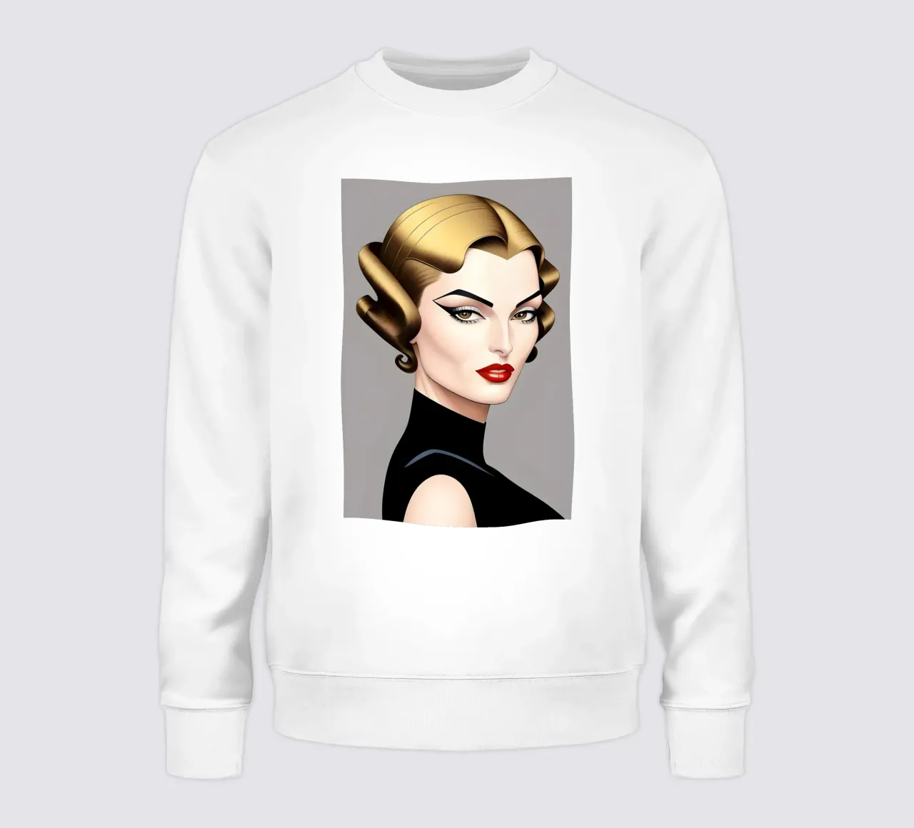 EDITORIALE DI MODA felpa da ART DECO