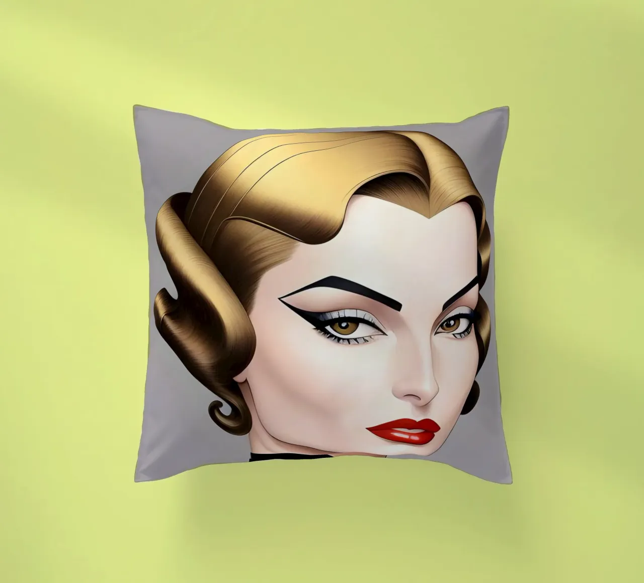 EDITORIALE DI MODA cuscino da ART DECO