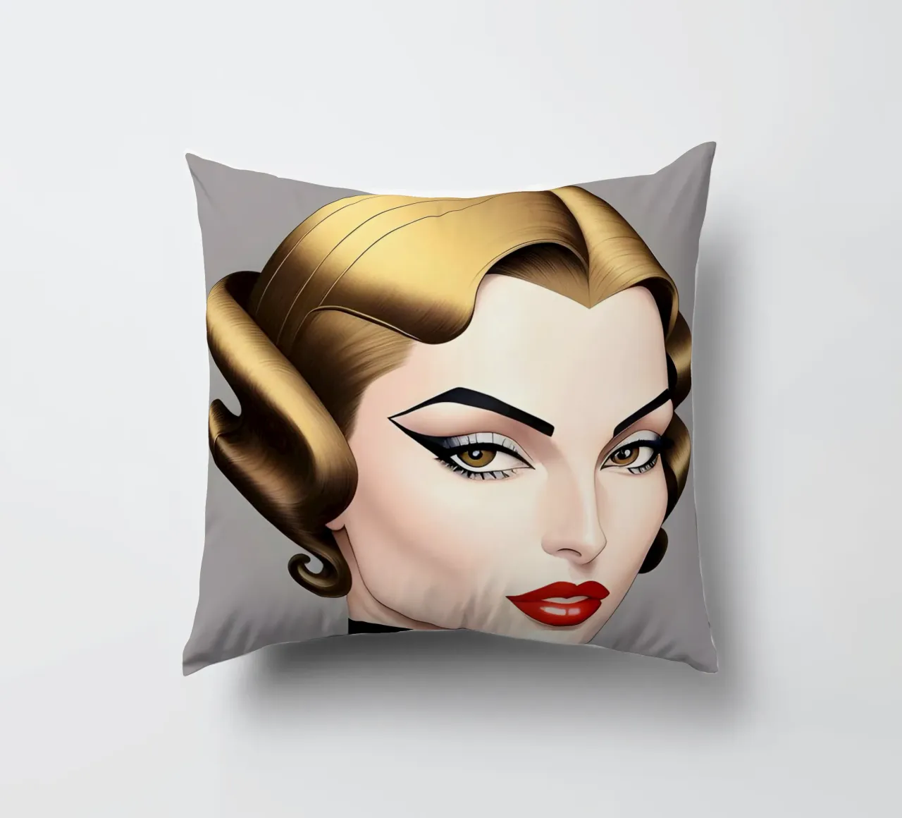EDITORIALE DI MODA cuscino da ART DECO