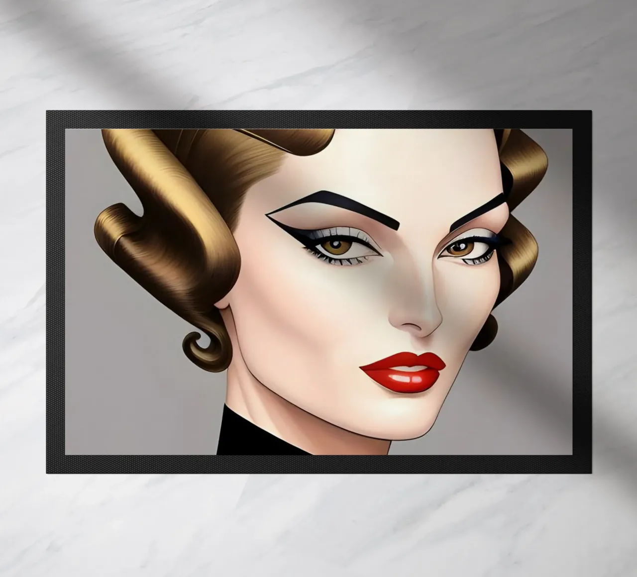 EDITORIALE DI MODA zerbino da ART DECO