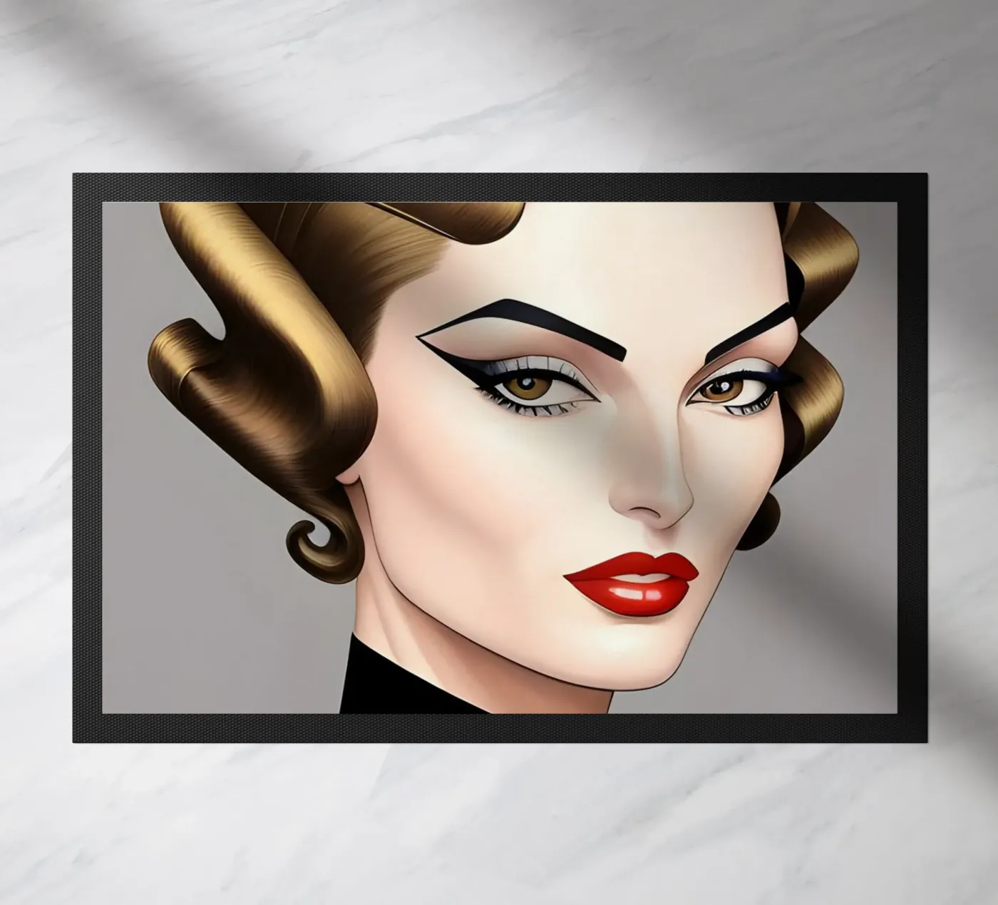 EDITORIALE DI MODA zerbino da ART DECO