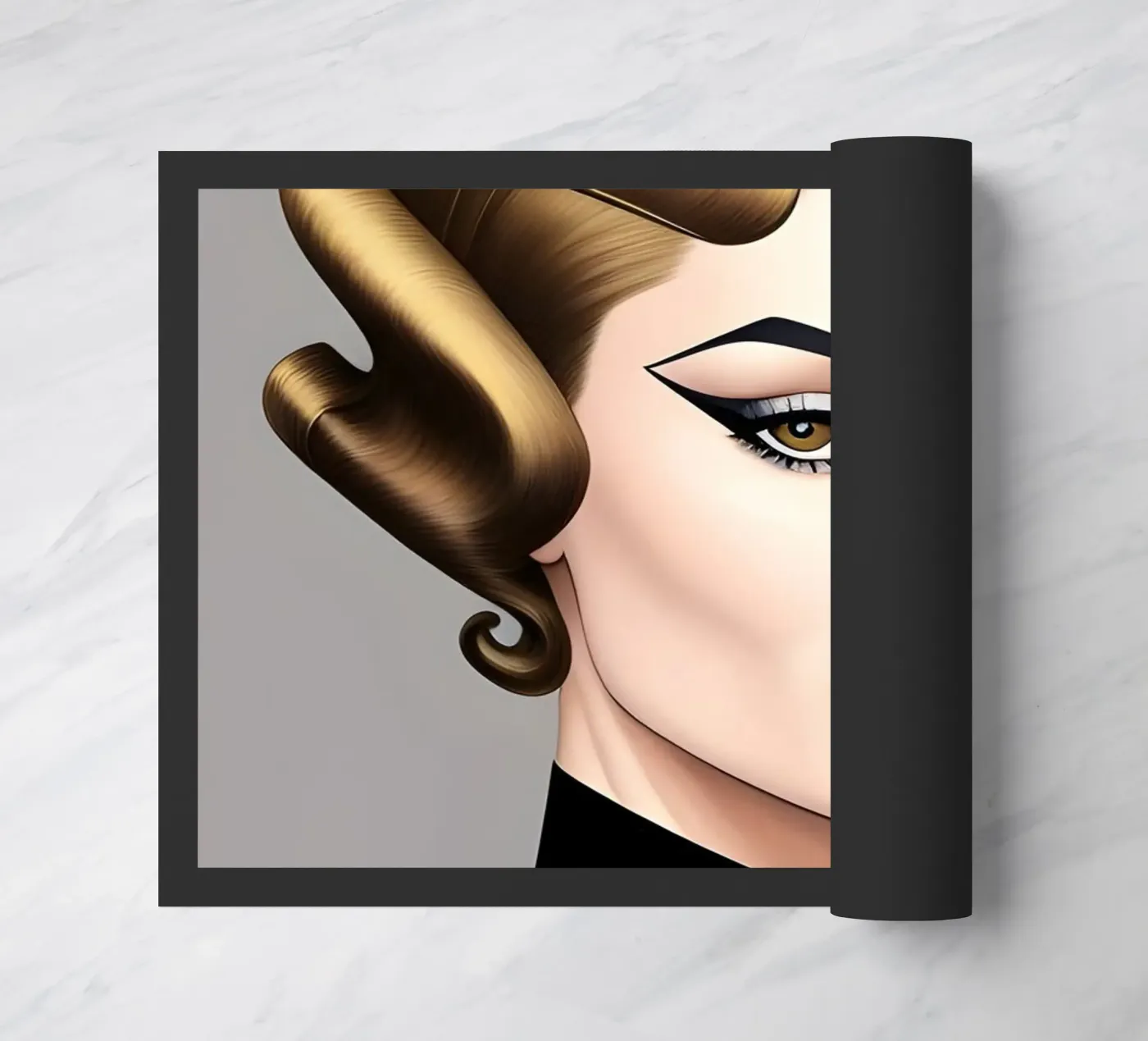 EDITORIALE DI MODA zerbino da ART DECO