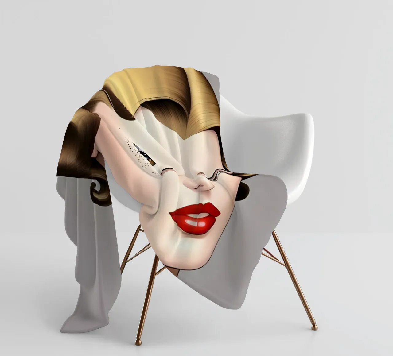 EDITORIALE DI MODA coperta in pile da ART DECO