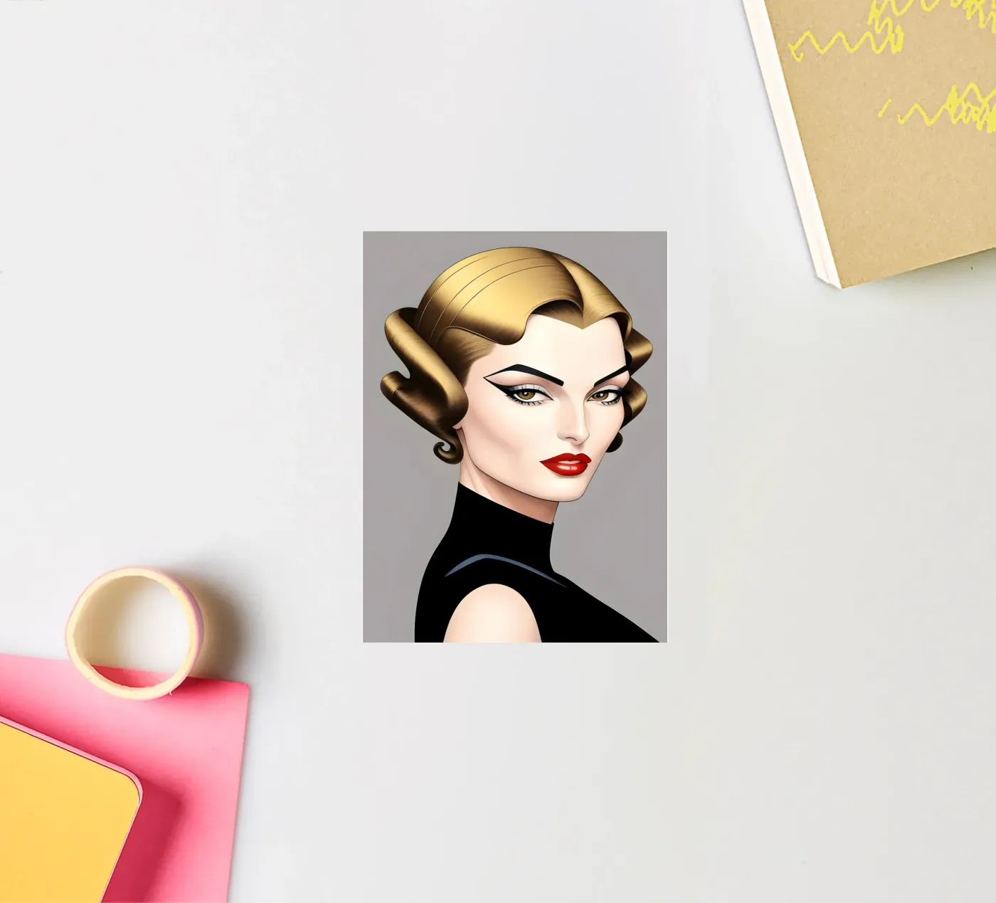 MODE EDITORIAL sticker van ART DECO