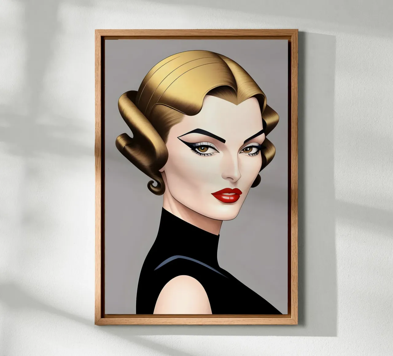MODE EDITORIAL canvas met Baklijst van ART DECO