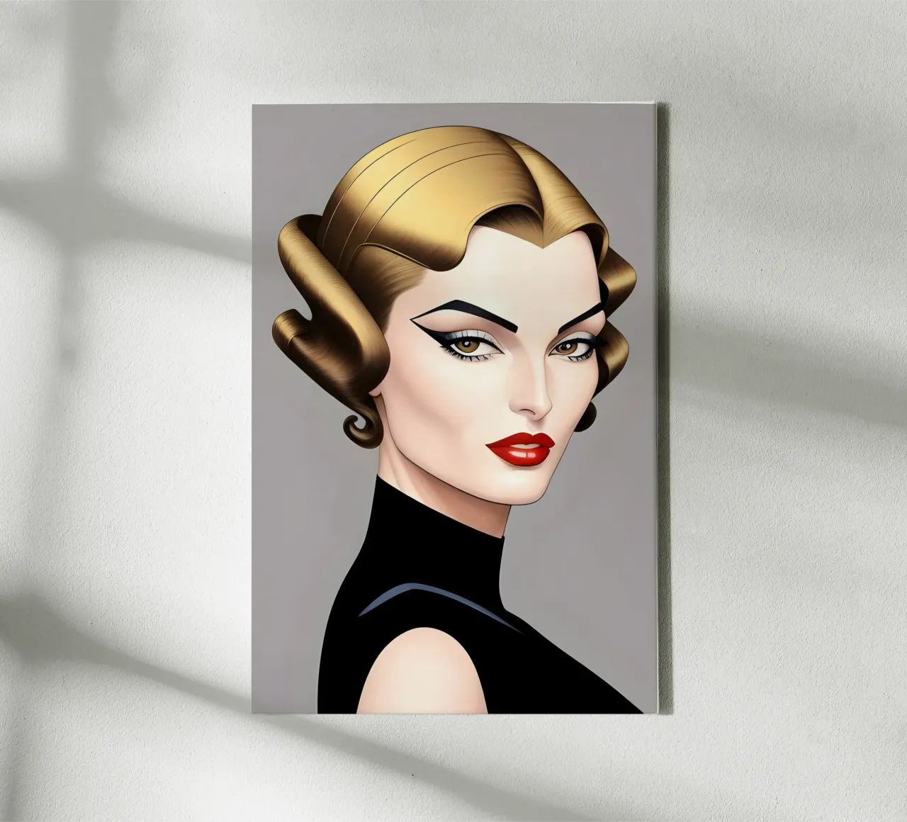 MODE EDITORIAL canvas met Baklijst van ART DECO