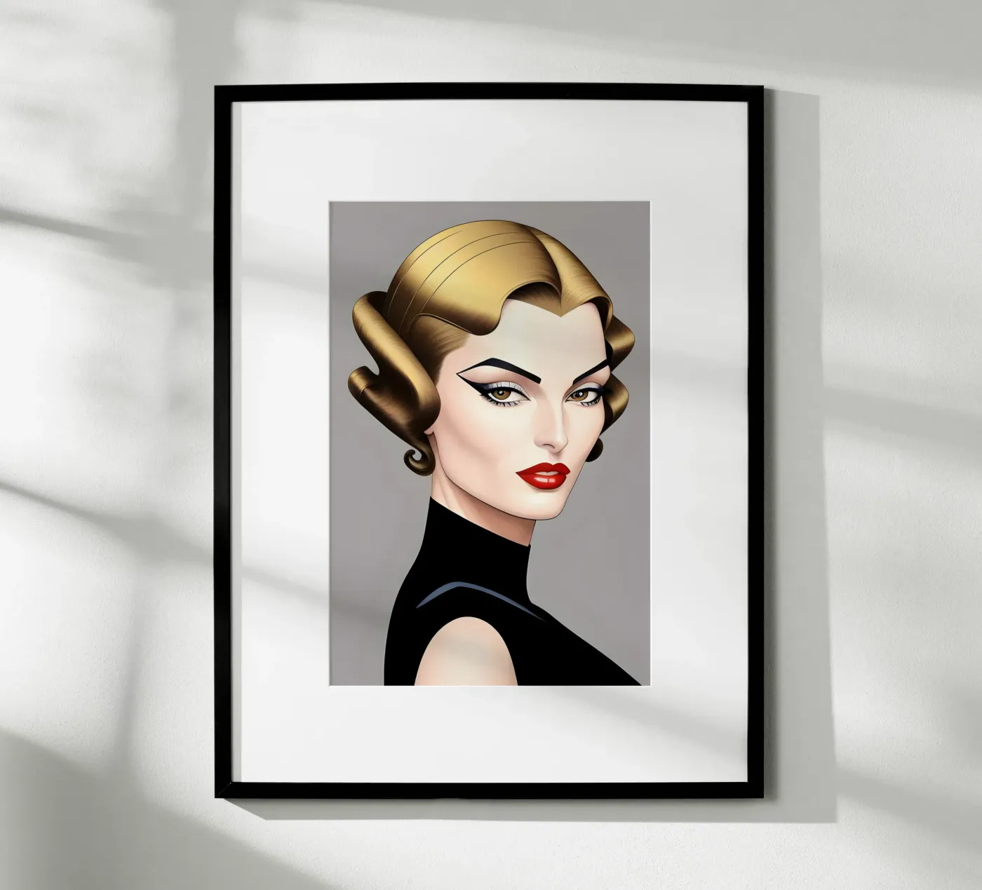 EDITORIALE DI MODA poster da ART DECO