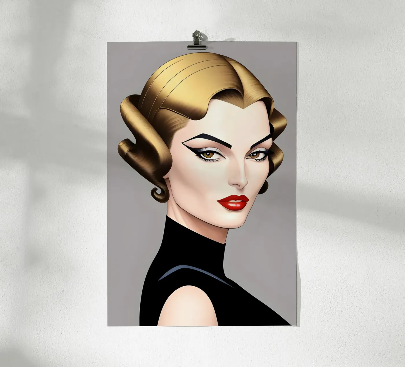 EDITORIALE DI MODA poster da ART DECO