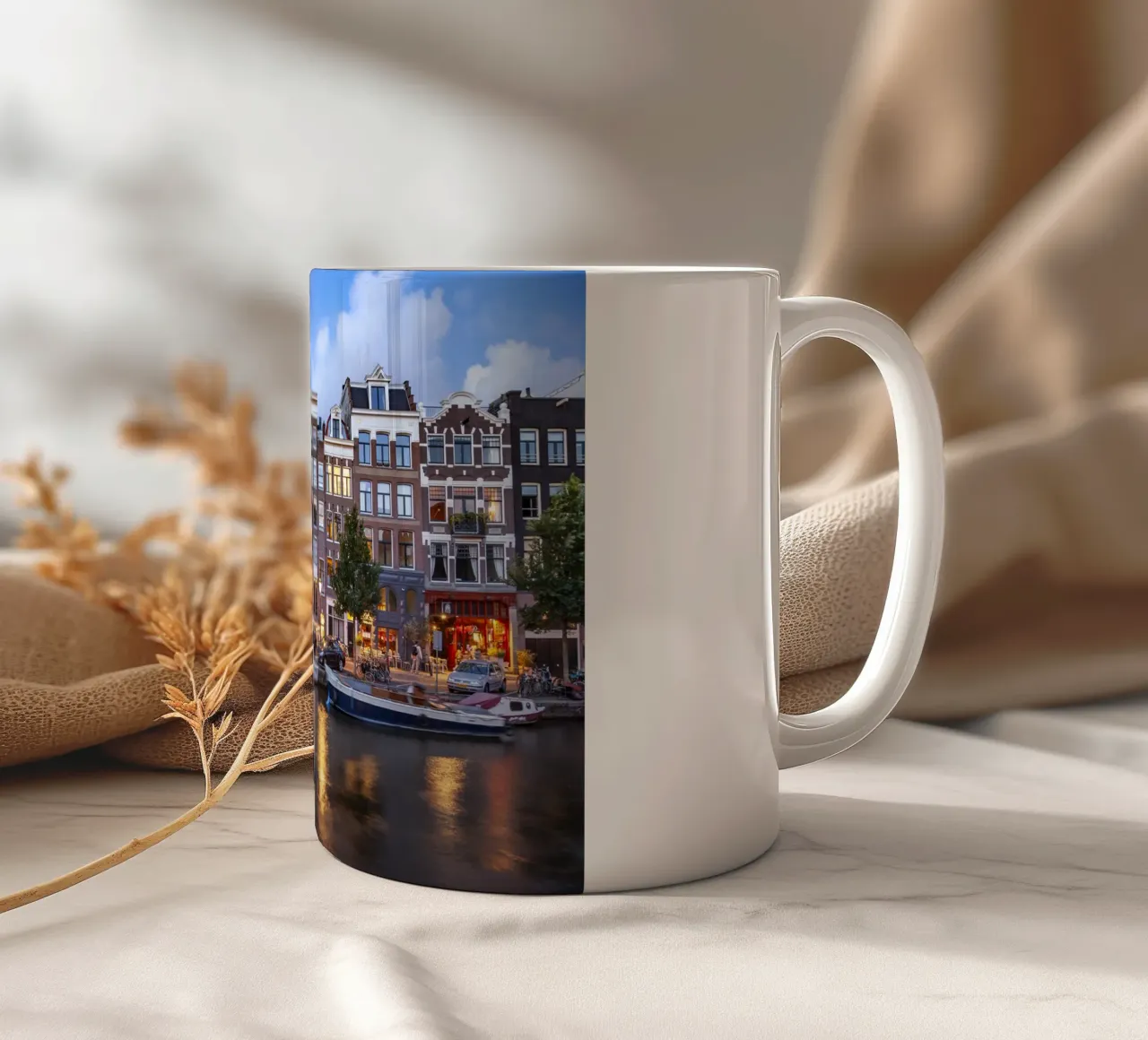 Gracht Amsterdam tazza in ceramica da Reisefotografie - Bilder aus aller Welt