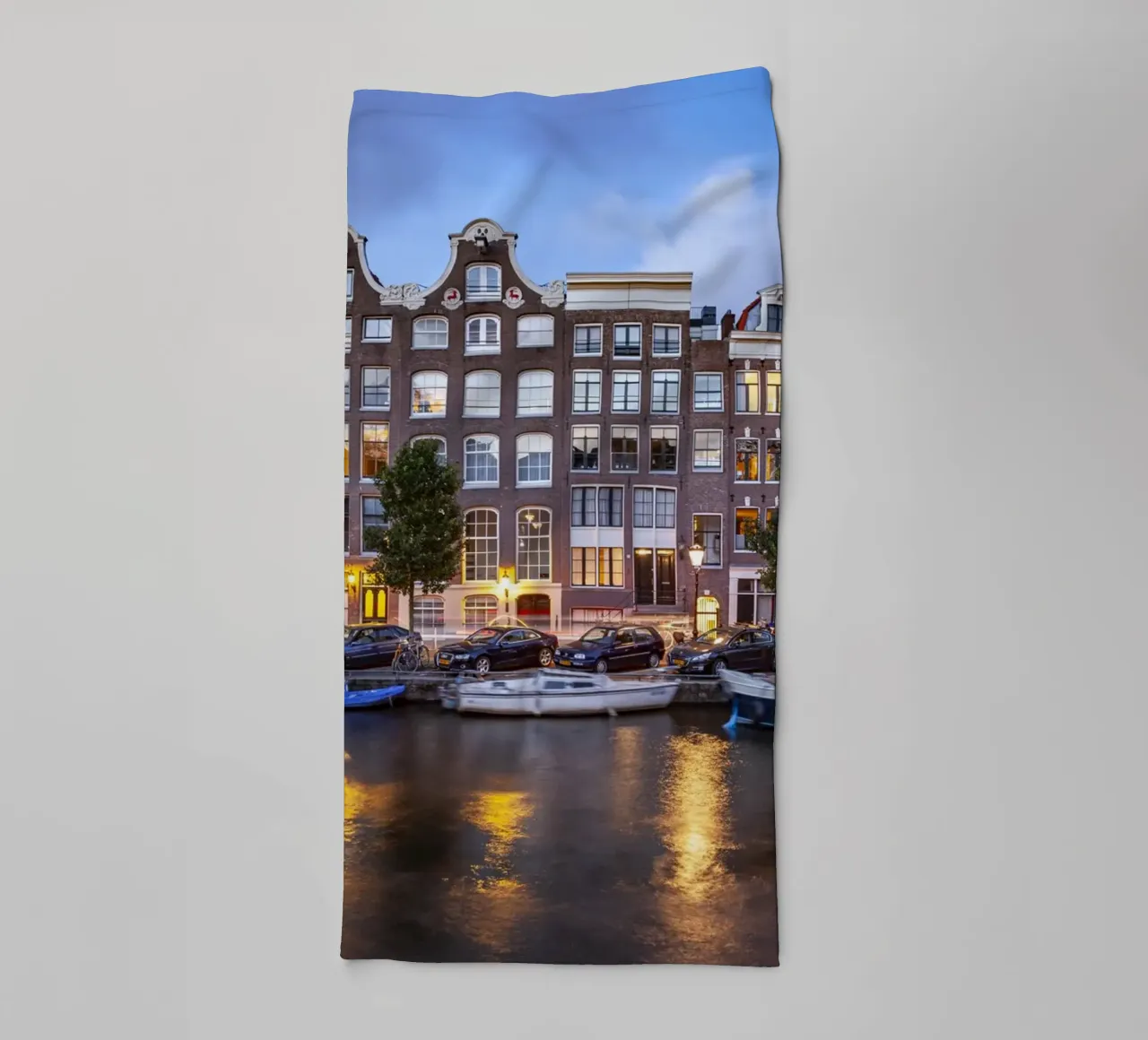 Gracht Amsterdam Handtuch von Reisefotografie - Bilder aus aller Welt