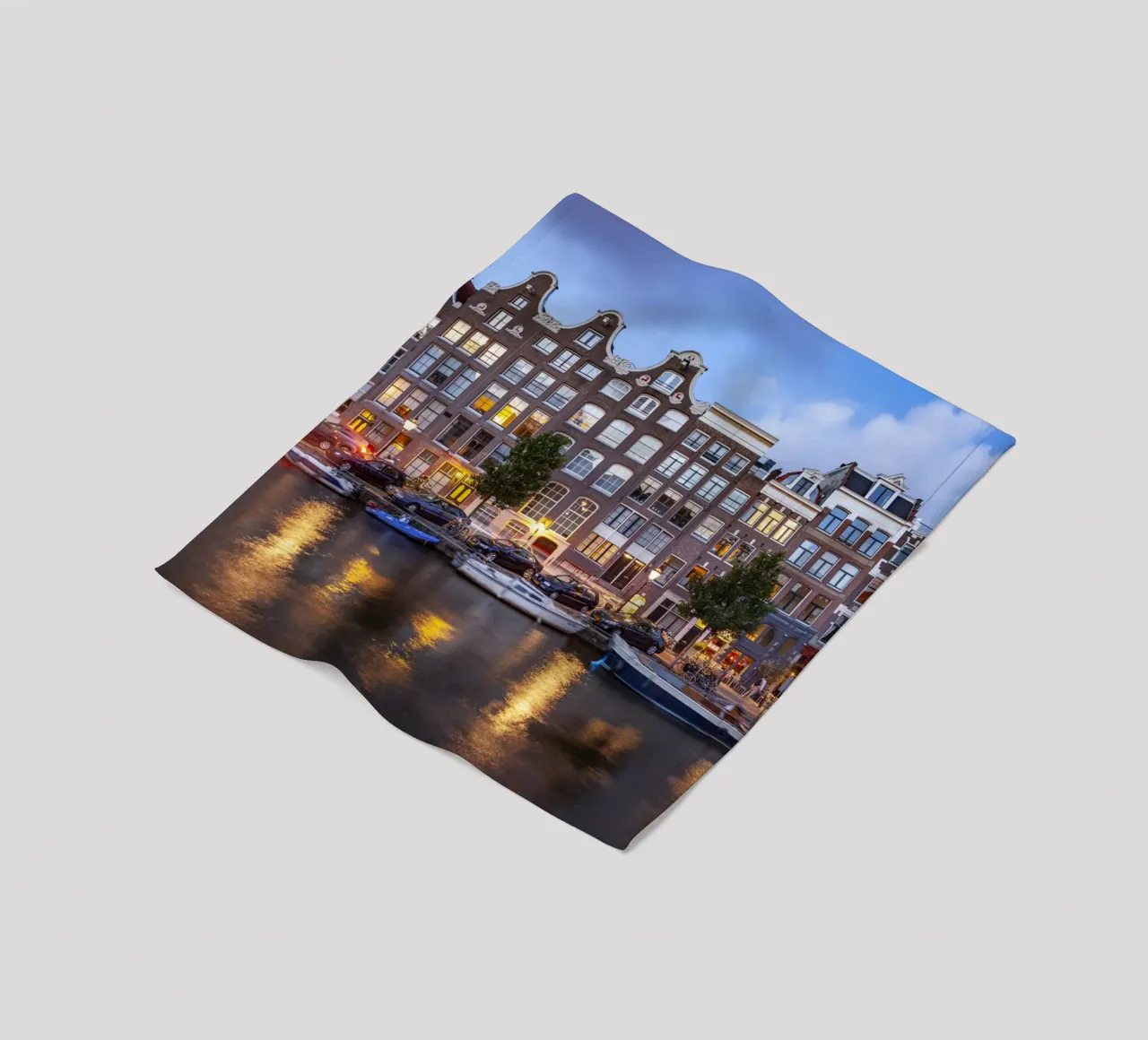 Gracht Amsterdam coperta in pile da Reisefotografie - Bilder aus aller Welt