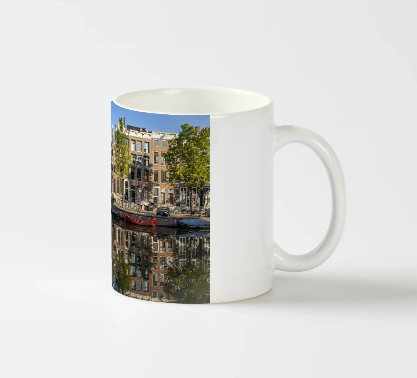 Amsterdam ceramic mug by Reisefotografie - Bilder aus aller Welt